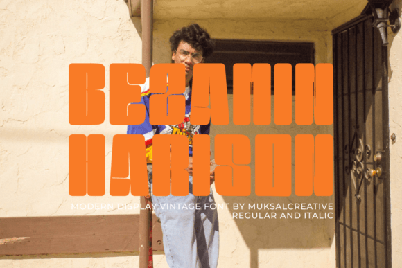 Bezamin Harison: A Modern Vintage Display Font for Digital Brands