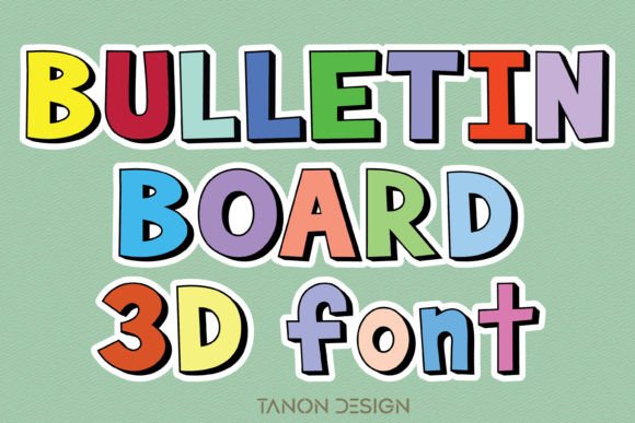 Bulletin Board Font for Playful Digital Branding