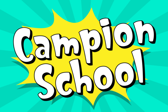 Campion School Font for Cute and Friendly Branding