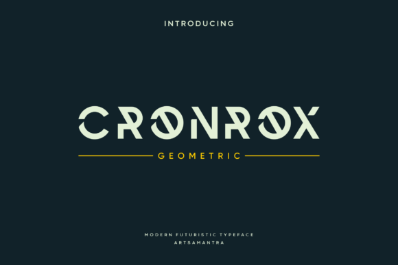 Cronrox: A Stylish, Luxurious Display Font for Small Business Branding