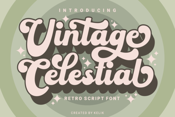 Discover the Timeless Elegance of Vintage Celestial Font