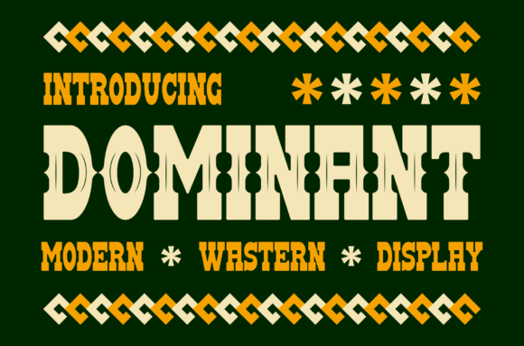Dominant Display Font for Whimsical Editorial Design