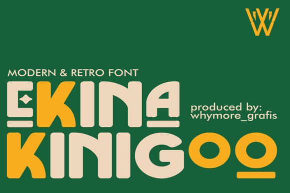 Ekina Kinigoo: A Bold Display Font That Elevates Your Brand in Minutes