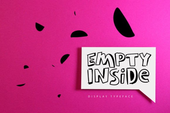 Empty Inside Font: Playful Display Typeface for Kids’ Brands