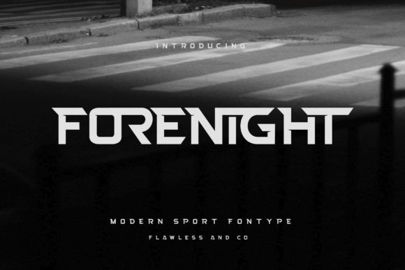 Forenight: A Dynamic Sport Font for High-Impact Web Design