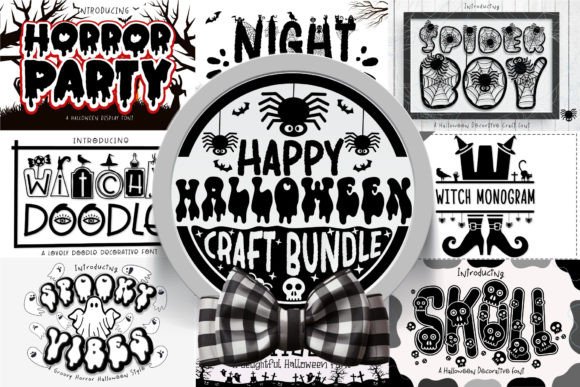 Happy Halloween Bundle Font for Spooky-Season Branding