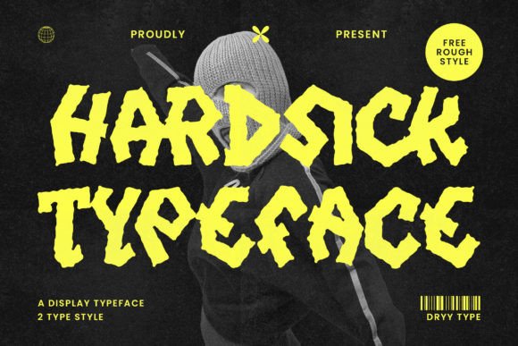 Hardsick Font: Streetwear-Inspired Display Fonts for Makers
