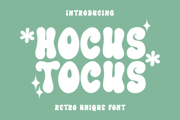 Hocus Tocus Font: A Playful Retro Display Typeface for Creative Brands