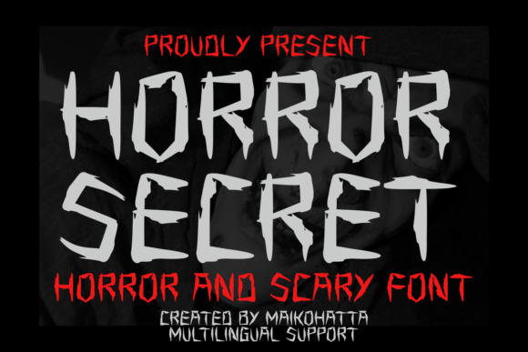 Horror Secret: A Spooky Font for Halloween Branding