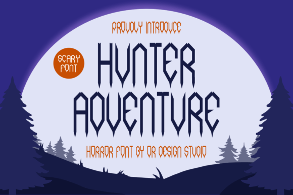 Hunter Adventure Display Font for Magical Branding