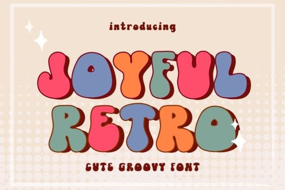 Joyful Retro Font for Playful Brand Identity Design