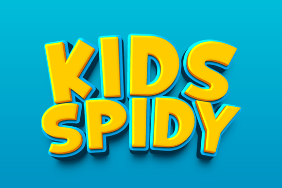 Kids Spidy: A Bold, Versatile Display Font for Creative Projects