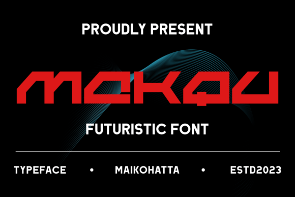 Makqu: A Futuristic Display Font for Modern Editorial Design