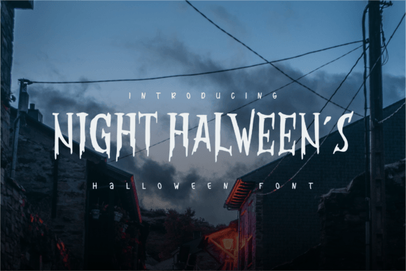 Night Halween s — A Distinctive Halloween Display Font for Marketers