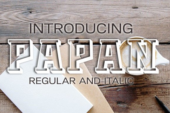 Papan: A 3D Display Font That Makes Your Brand Stand Out
