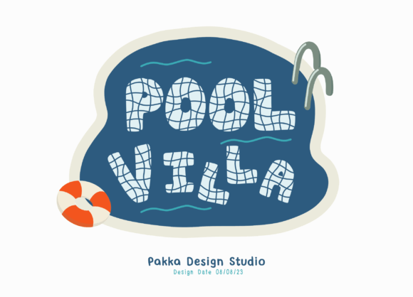 Pool Villa Display Font for Standout Campaign Headlines
