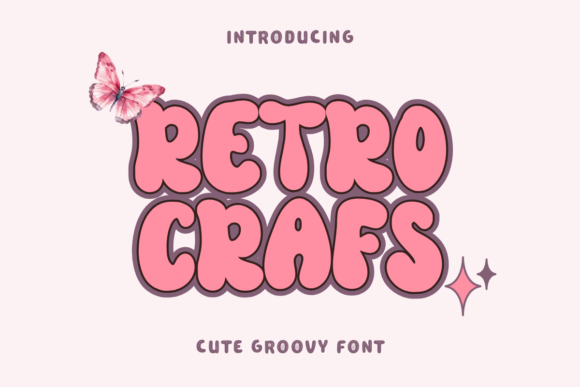 Retro Crafs Display Font for Playful, Authentic Branding