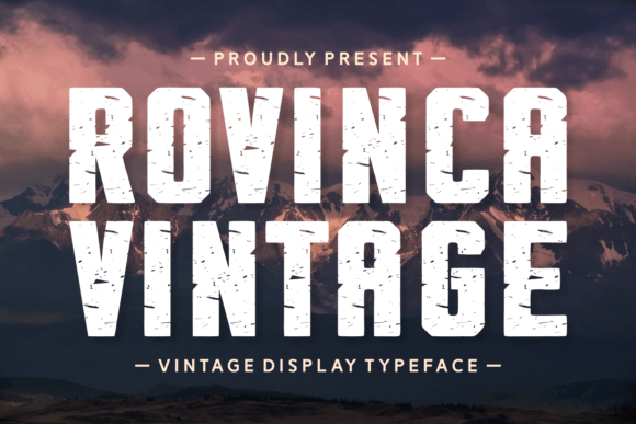 Rovinca Vintage: A Quirky Display Font Worth Downloading