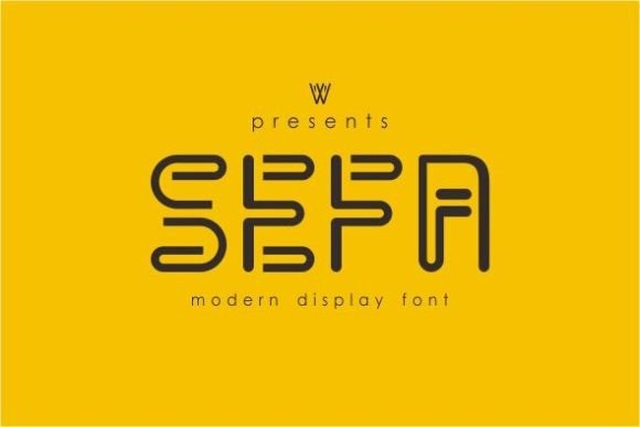 Sefa Display Font for Elegant, Tech-Chic Digital Branding