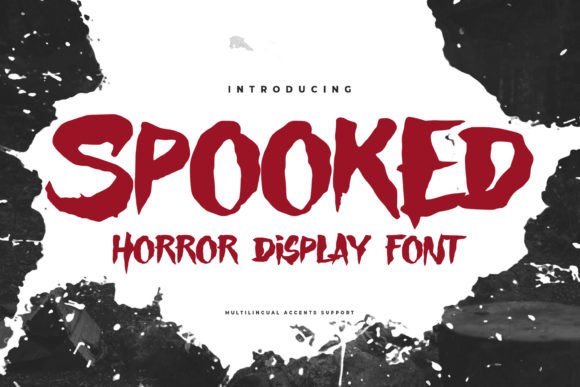 Spooked Display Font for Bold Brand Identity