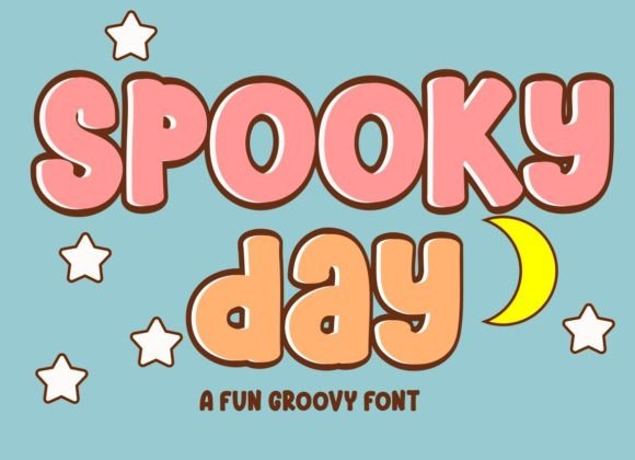 Spooky Day Font: A Fun & Cute Groovy Display Typeface