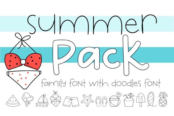 Summer Pack: A Handwritten Display Font for Warm, Inviting Typography