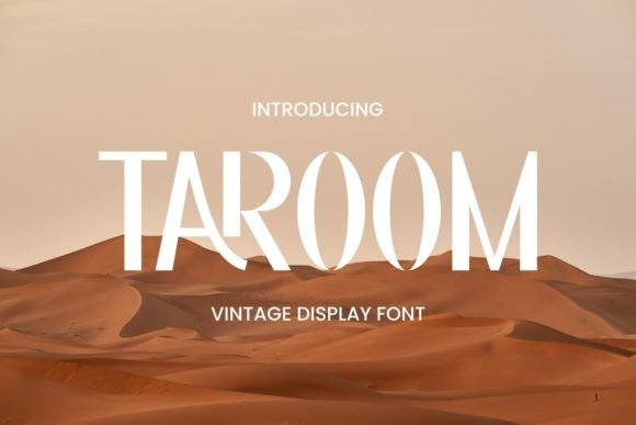 Taroom: A Vintage Display Font with Timeless Appeal