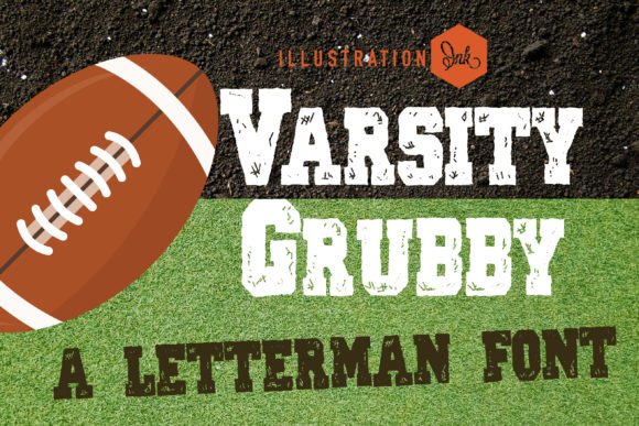 Varsity Grubby: A Gritty Display Font for Bold Digital Branding