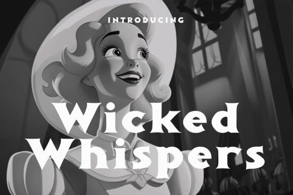 Whicked Whispers Vintage Font for Playful Brand Identity